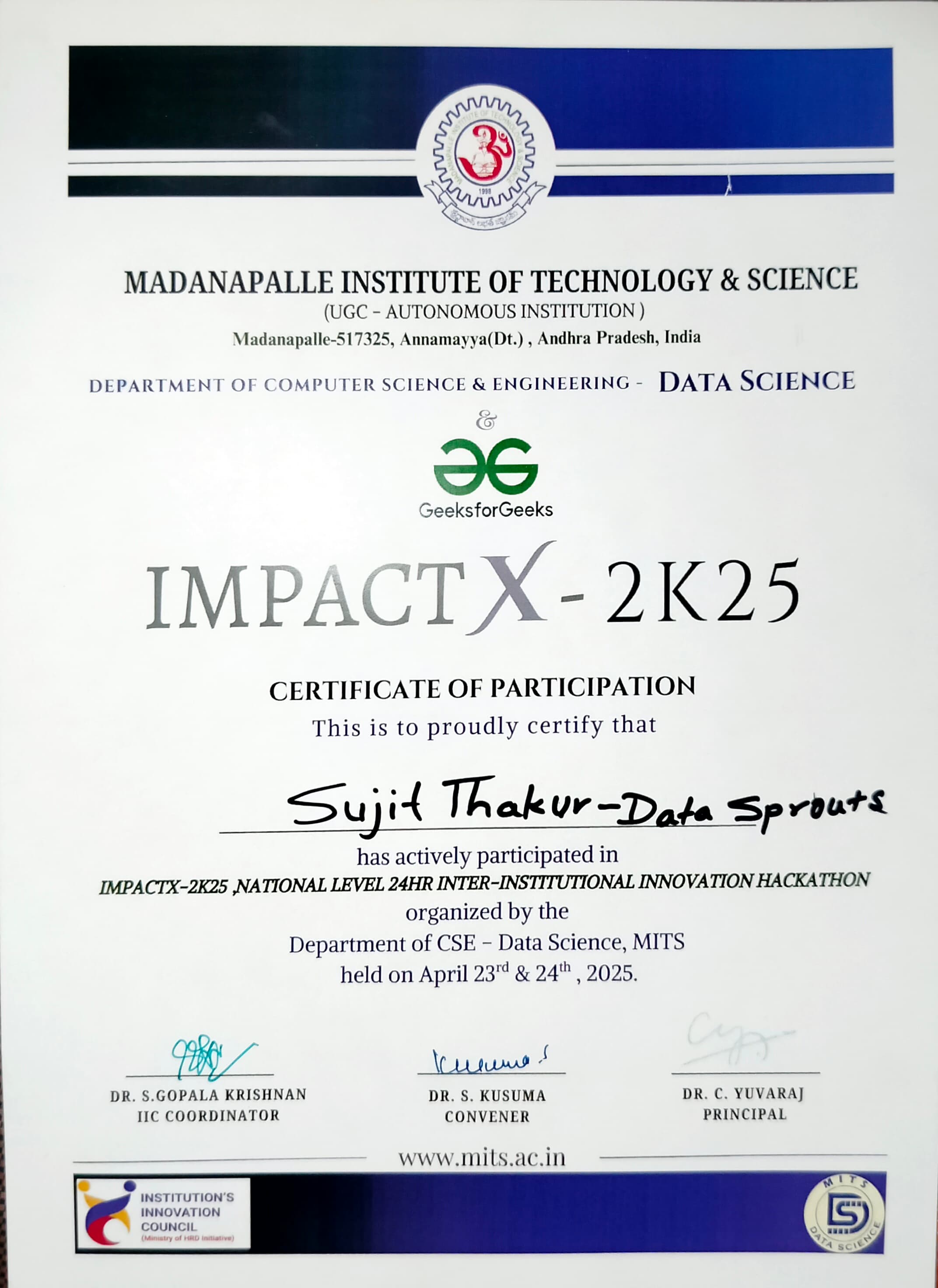 IMPAT-X--2K25(HACKATHON)