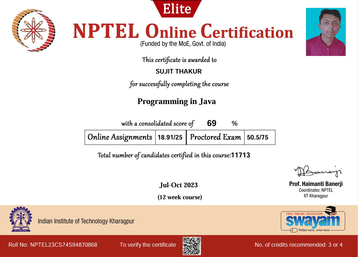 NPTEL Programming in Java